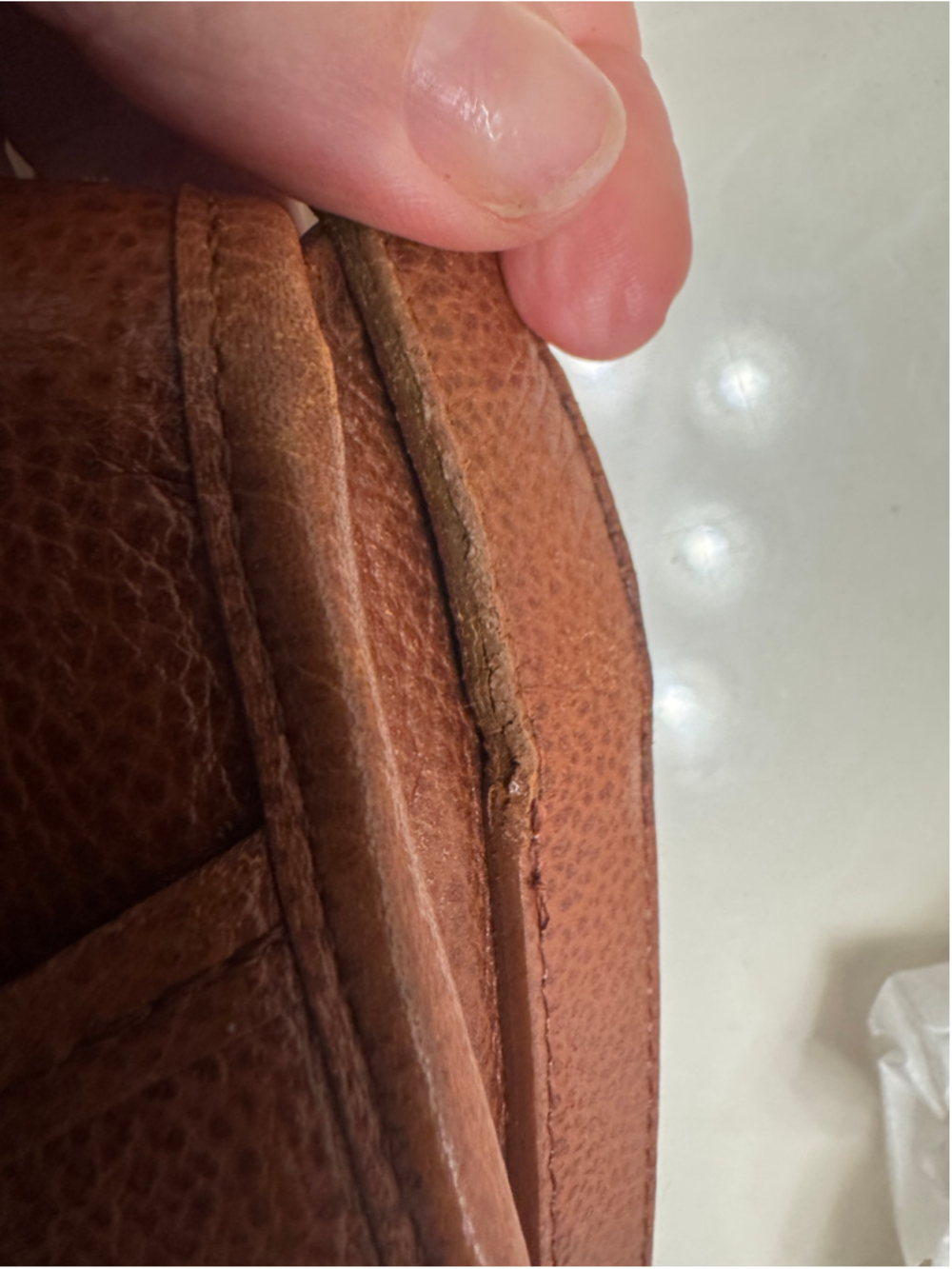 YSL Brown Leather Saddle Crossbody Vintage Bag - Picture 13 of 15